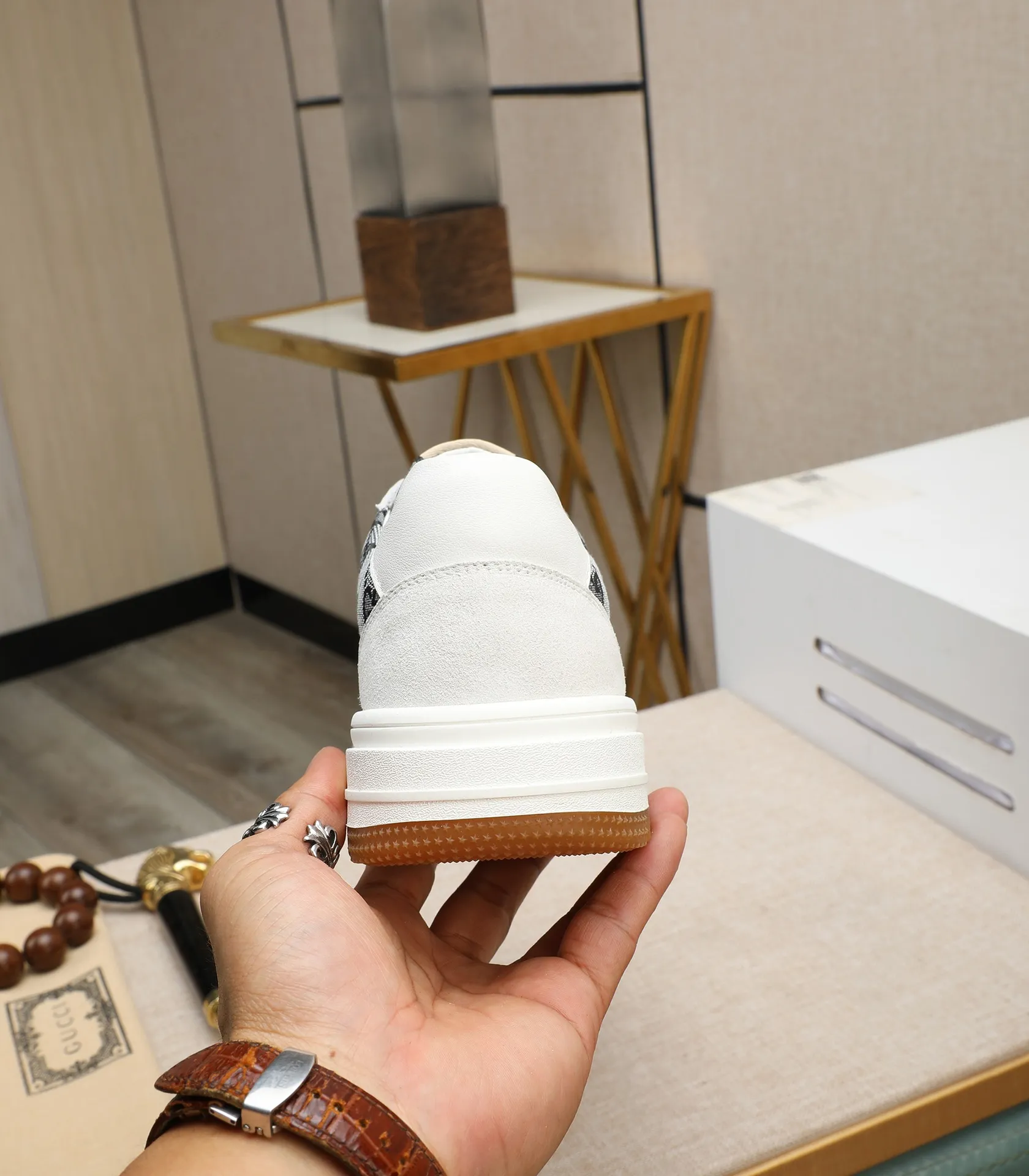 Men's shoes💰440 GUCCI🔍🔍2024 latest spring style On sale at the same time at the counter, original calfskin imported from Italy, genuine leather lining, (high-end, luxury, and class) exquisite workmanship, soles: original soles specially provided by the original factory, ⚠Exclusive double-layer movable molded soles are super comfortable⚠, real photos🎬The real ones are better🔍🔍"High quality·Follow the order" code number 38-44